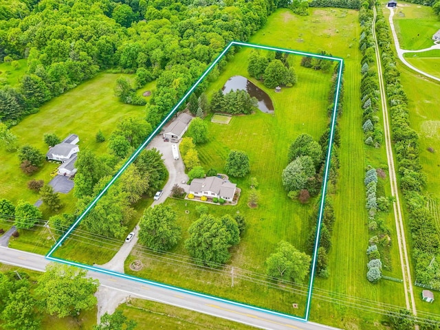 5081 Carters Corner Rd, Sunbury, OH 43074 - aerial view of property's location featuring property parcel outlined