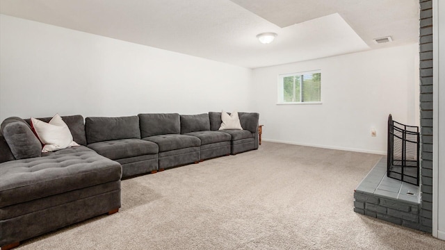 2145 Welsh Hills Rd NE, Granville, OH 43023 - living area featuring carpet floors and baseboards