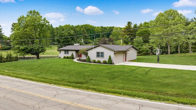 2145 Welsh Hills Rd NE, Granville, OH 43023 - ranch-style home with driveway, a garage, and a shingled roof