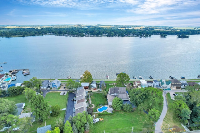 4945 Walnut Rd Unit 6, Buckeye Lake, OH 43008 - aerial view of property's location with a large body of water and nearby suburban area