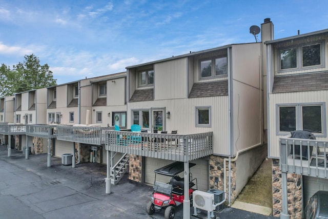 4945 Walnut Rd Unit 6, Buckeye Lake, OH 43008 - view of property featuring central AC and stairway