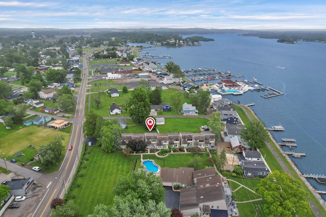4945 Walnut Rd Unit 6, Buckeye Lake, OH 43008 - view of property location with a nearby body of water and numerous boat docks