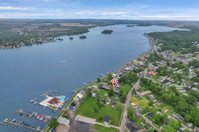4945 Walnut Rd Unit 6, Buckeye Lake, OH 43008 - aerial overview of property's location featuring a large body of water