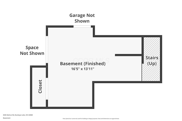 4945 Walnut Rd Unit 6, Buckeye Lake, OH 43008 - floor plan / room layout