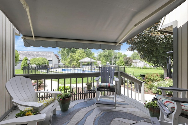 4945 Walnut Rd Unit 6, Buckeye Lake, OH 43008 - view of wooden terrace