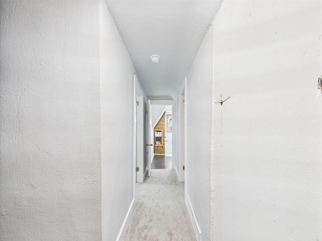 715 N Broad St, Lancaster, OH 43130 - hallway with light colored carpet and baseboards
