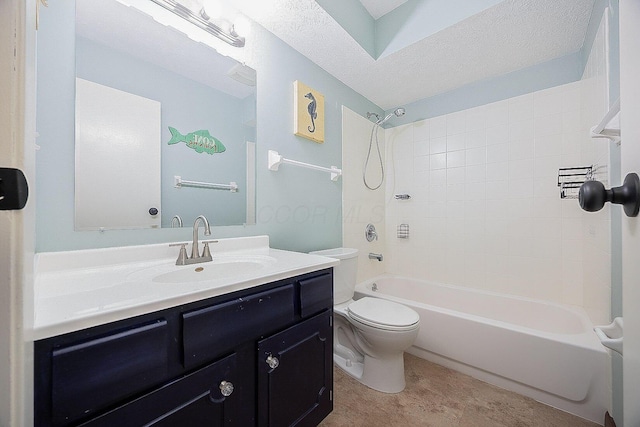 13789 Cobblestone Ln, Pickerington, OH 43147 - full bathroom featuring toilet, shower / bathtub combination, and vanity