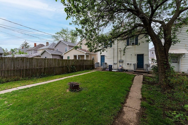 1808 S 6th St, Columbus, OH 43207 - view of yard featuring a fire pit