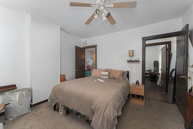1808 S 6th St, Columbus, OH 43207 - bedroom featuring carpet and a ceiling fan