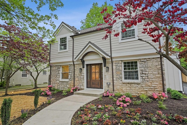 1884 W Lane Ave, Columbus, OH 43221 - view of front of property with stone siding