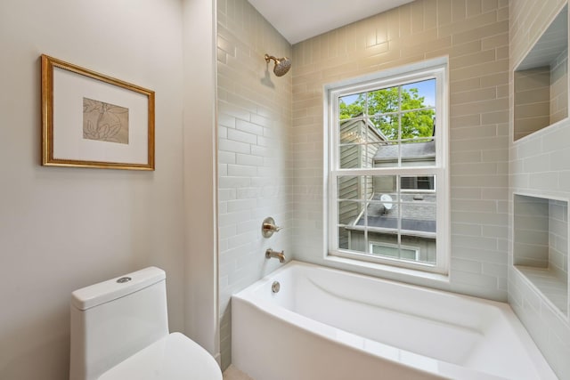1884 W Lane Ave, Columbus, OH 43221 - full bathroom featuring toilet and washtub / shower combination