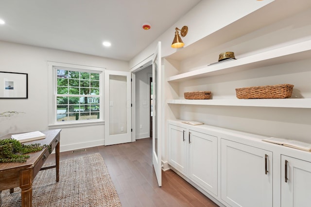 1884 W Lane Ave, Columbus, OH 43221 - corridor with light wood-style floors, recessed lighting, and baseboards