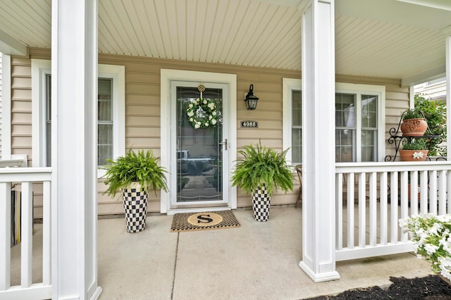 4088 Sweet Shadow Ave, Columbus, OH 43230 - view of exterior entry with covered porch
