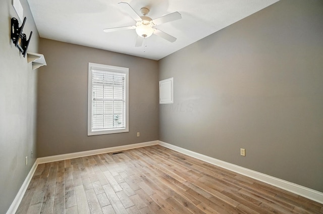 4993 Denbigh Ct, Columbus, OH 43220 - spare room with wood finished floors and a ceiling fan