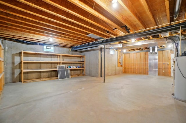 4993 Denbigh Ct, Columbus, OH 43220 - below grade area with gas water heater