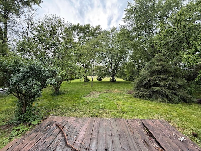 3436 London Lancaster Rd, Groveport, OH 43125 - wooden deck featuring a yard