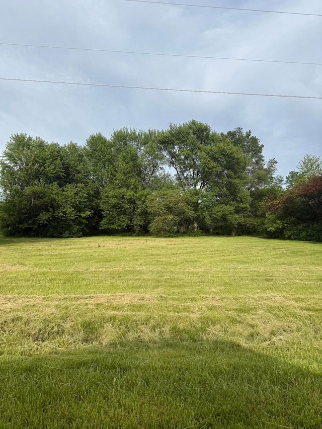 3436 London Lancaster Rd, Groveport, OH 43125 - view of green lawn featuring a wooded view