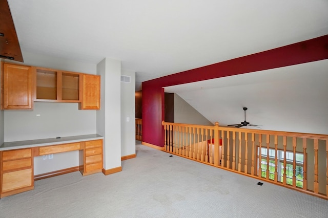 790 Salinger Dr, Lithopolis, OH 43136 - unfurnished room with a ceiling fan, light colored carpet, and baseboards