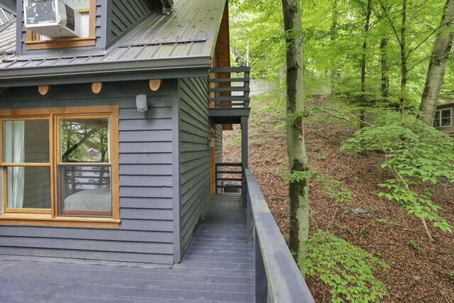 510 Natchez Ln, Sugar Grove, OH 43155 - view of property exterior featuring metal roof and cooling unit