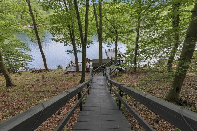 510 Natchez Ln, Sugar Grove, OH 43155 - dock area with a water view