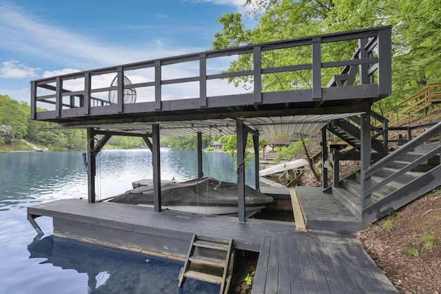510 Natchez Ln, Sugar Grove, OH 43155 - dock area with a water view