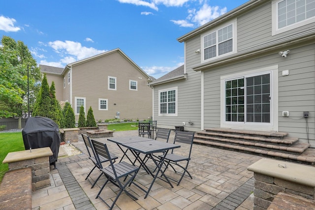 2618 Triple Crown Xing, Powell, OH 43065 - view of patio / terrace with grilling area and outdoor dining space