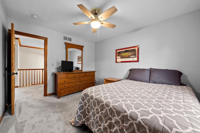 9440 Culross Ct, Dublin, OH 43017 - bedroom with carpet, a ceiling fan, and baseboards
