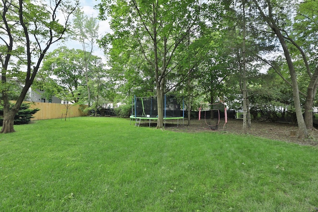 5255 Dory Ln, Columbus, OH 43235 - view of yard with a trampoline
