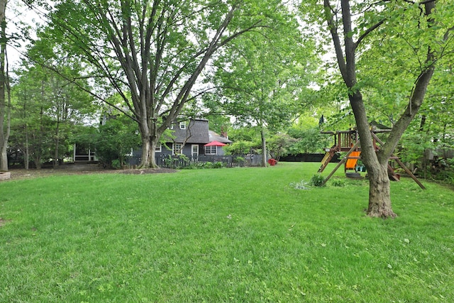 5255 Dory Ln, Columbus, OH 43235 - view of yard featuring a playground