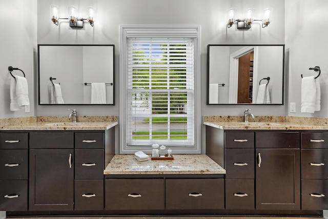 4477 Ackerly Farm Rd, New Albany, OH 43054 - full bath with two vanities