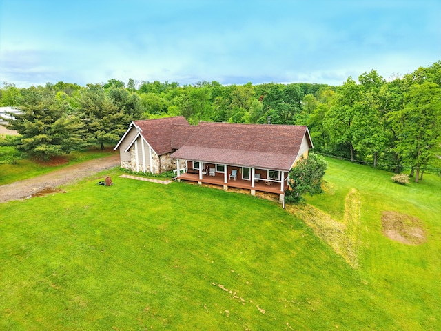 19160 Coshocton Rd, Mount Vernon, OH 43050 - view of subject property with a heavily wooded area