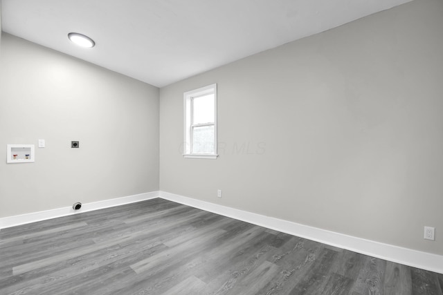 44 W 4th St, Fredericktown, OH 43019 - empty room featuring baseboards and dark wood-type flooring