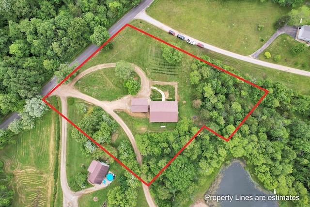 2149 Baptist Hill Rd, Chillicothe, OH 45601 - view of rural area with property boundaries highlighted
