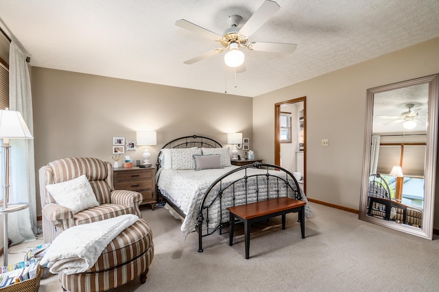 4995 Softwood Ct, Westerville, OH 43081 - bedroom featuring light carpet and a ceiling fan
