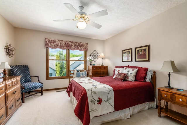 4995 Softwood Ct, Westerville, OH 43081 - bedroom with light carpet, baseboards, and ceiling fan