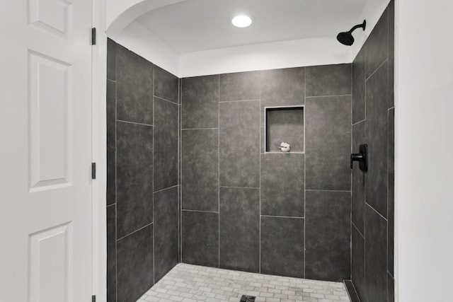 2615 NW Blvd, Upper Arlington, OH 43221 - full bathroom with a shower stall and recessed lighting
