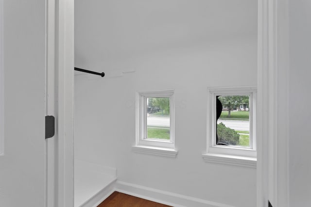 2615 NW Blvd, Upper Arlington, OH 43221 - unfurnished room with baseboards and dark wood-type flooring