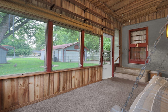13424 Ivy Rd NE, Thornville, OH 43076 - sunroom with plenty of natural light and entry steps