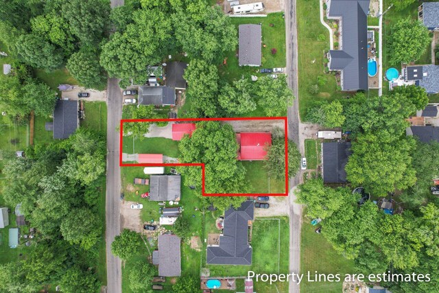13424 Ivy Rd NE, Thornville, OH 43076 - aerial overview of property's location with property boundaries highlighted