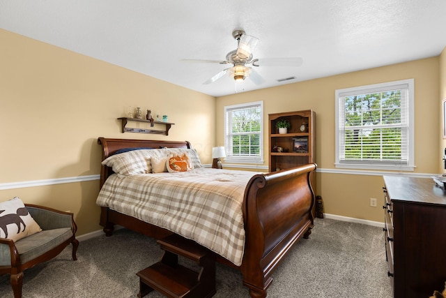 15027 King Rd, Howard, OH 43028 - carpeted bedroom featuring baseboards and a ceiling fan