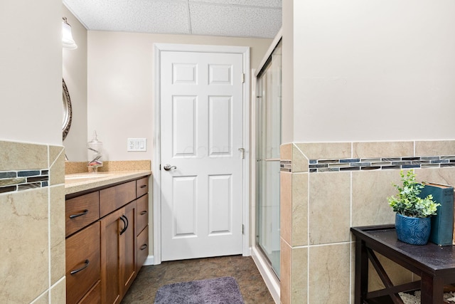 15027 King Rd, Howard, OH 43028 - full bath with vanity and a stall shower