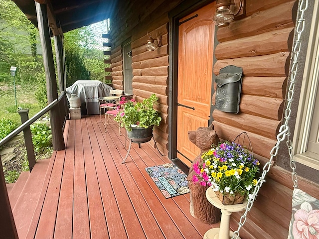 15626 Pleasant View Dr, Mount Vernon, OH 43050 - wooden deck featuring area for grilling