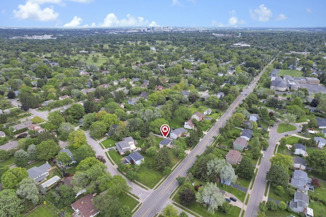 4230 Reed Rd, Columbus, OH 43220 - aerial view of property's location with nearby suburban area