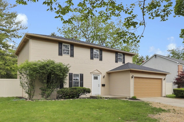 4230 Reed Rd, Columbus, OH 43220 - colonial inspired home with an attached garage and concrete driveway