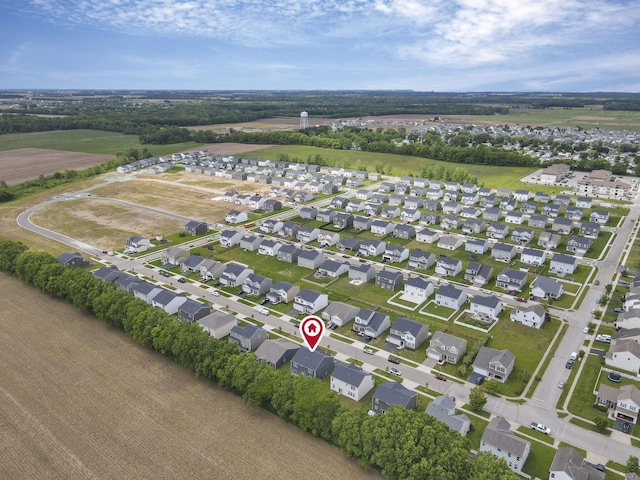 233 Dowler Dr, South Bloomfield, OH 43103 - aerial view of property and surrounding area featuring nearby suburban area
