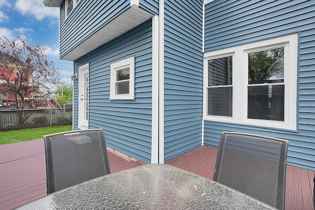 113 E Channel St, Newark, OH 43055 - view of wooden terrace