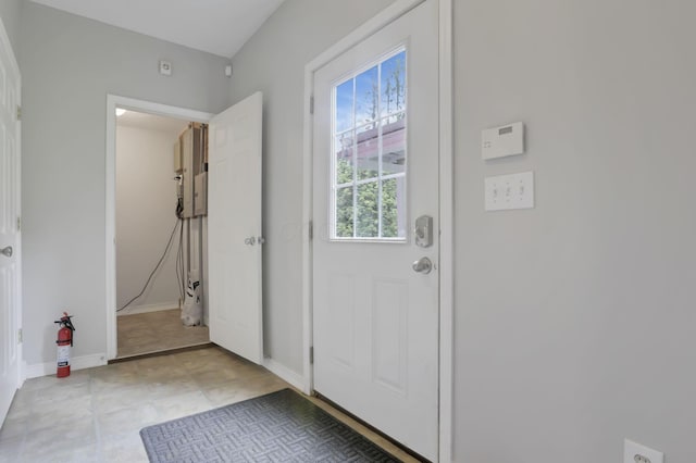 7485 Sugar Grove Rd SE, Sugar Grove, OH 43155 - doorway to outside featuring baseboards