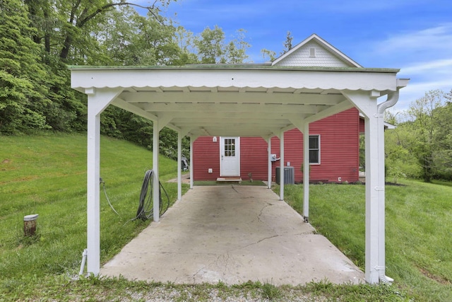 7485 Sugar Grove Rd SE, Sugar Grove, OH 43155 - view of parking / parking lot with a carport