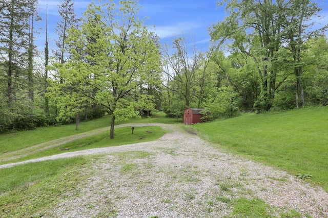 7485 Sugar Grove Rd SE, Sugar Grove, OH 43155 - view of green lawn featuring a view of trees