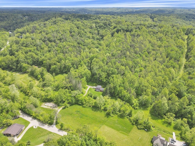 7485 Sugar Grove Rd SE, Sugar Grove, OH 43155 - aerial view of property and surrounding area featuring a heavily wooded area